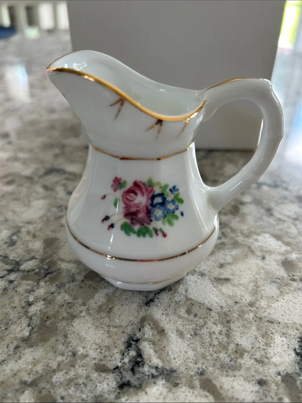 Vintage American Girl Kirsten porcelain pitcher with saucer